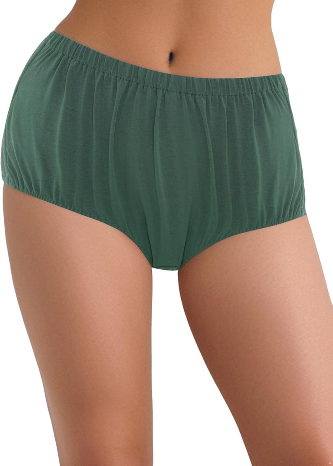 Yeahdor Uwomen Men Adult Unisex Elastic Waistband Underwear Reusable Incontinence Underpants Tear Away Shorts