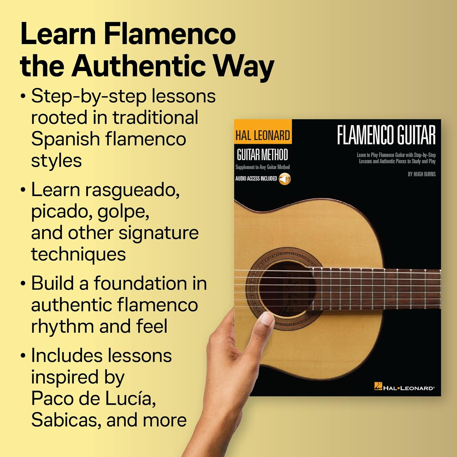 Hal Leonard Flamenco Guitar Method Book: Learn to Play Flamenco Guitat with Step-By-Step Lessons and Authentic Pieces to Study and Play