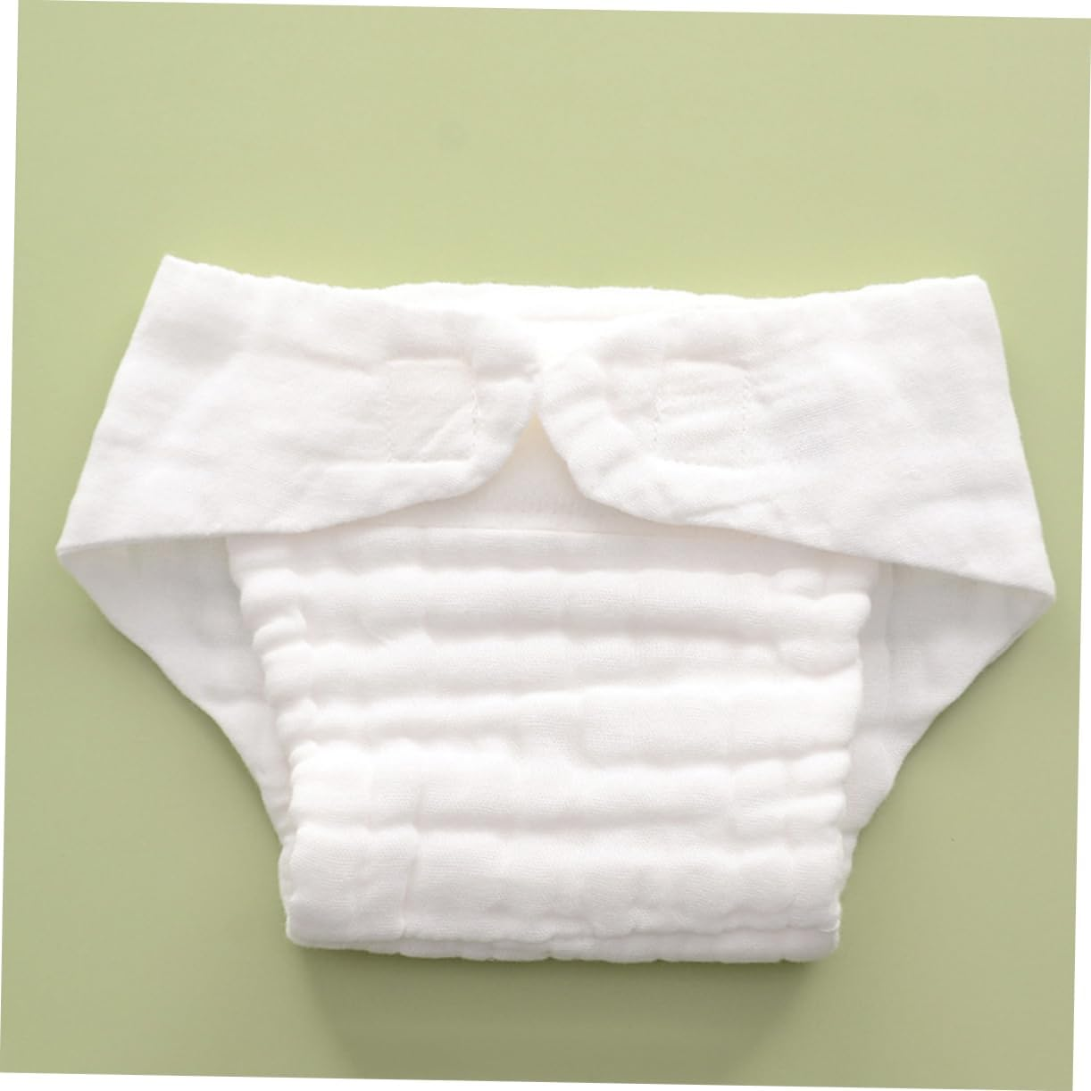 Kisangel 5Pcs Reusable Nappy Liners Soft Cotton Inserts for Diapers Washable and Absorbent Months for Comfort and Skin Protection