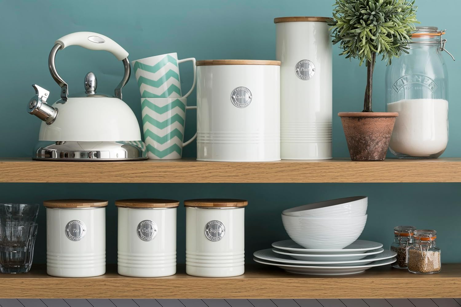 Typhoon 1401.744 Cookies Storage, Cream 29142, Cookie Jar, 118-Fluid Ounces image number 6