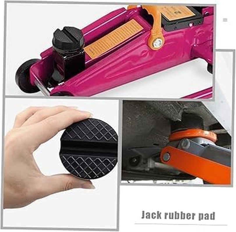 1Pcs Non-Skid Wear-Resistant Floor Jack Rubber Pad, Stable Jack Stand Support Block for Car, Vehicle Repair & RV Maintenance image number 5
