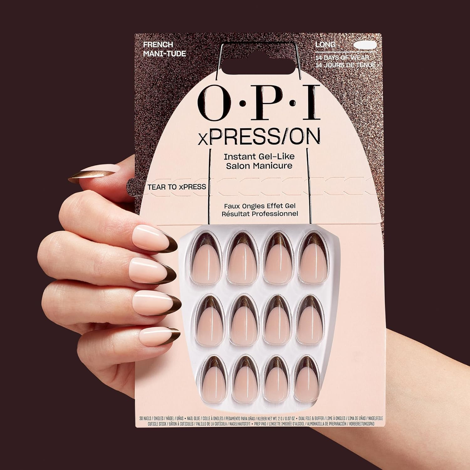 OPI Xpress/On French Mani-Tude - Blue image number 4