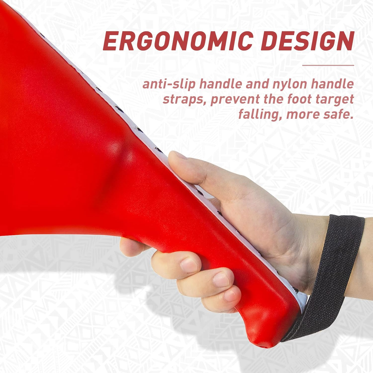 JANNO 2 Pack Taekwondo Kick Pads, Double Strike Boxing Pads, Striking Karate Martial Arts Training Target Pad, Karate Kicking Target for Kids Youth Adult image number 2