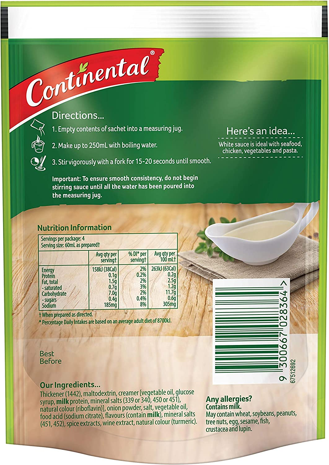 Continental White Sauce 35G image number 3