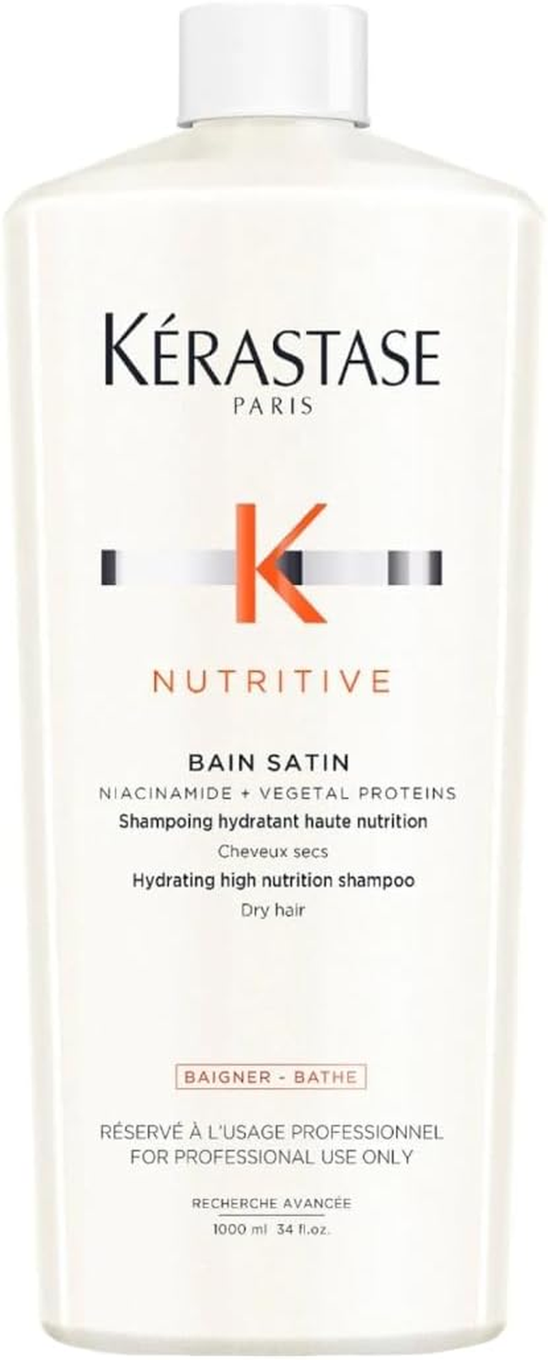 Kerastase Nutritive Bain Satin Hydrating Shampoo 1000Ml