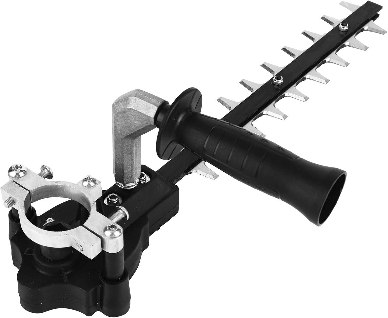 Hedge Trimmer Attachment, 9 Teeth Blade Hedge Trimmer Attachment Angle Grinder Outdoor Lawn Care Power Equipment Hedge Trimmer Working Head image number 5