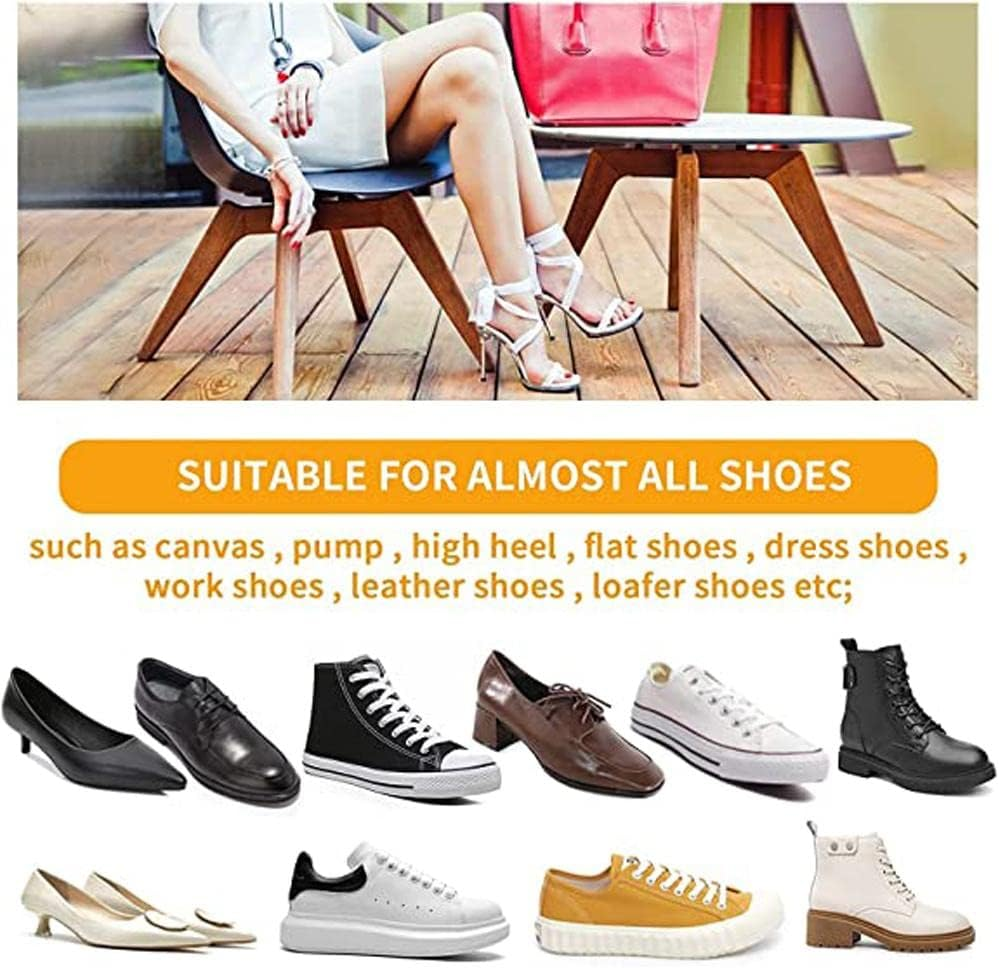Dolemay 10 Pairs Shoe Fillers,Heel Grips,Shoe Heel Inserts Liners,High Heel Cushion Pads,Shoe Insoles for Women Men,Adjustable Toe Filler Inserts Front Insoles,Toe Inserts for Too Big Shoes image number 4
