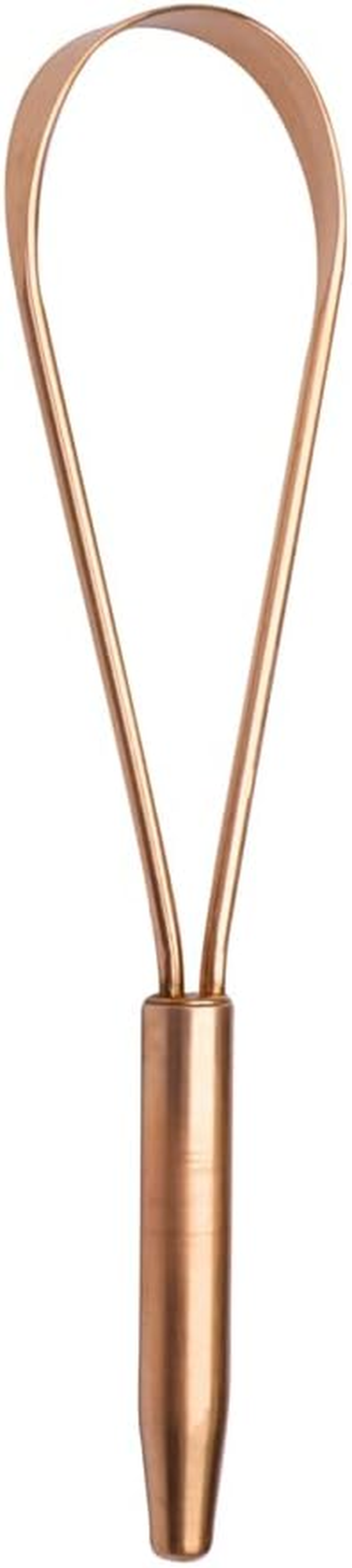 Qloop Copper Tongue Cleaner &ndash;Easy One Hand Use &ndash; Larger Surface Coverage &ndash;Ayurvedic Copper Health for Fresh Breath and Total Oral Hygiene (1) image number 2