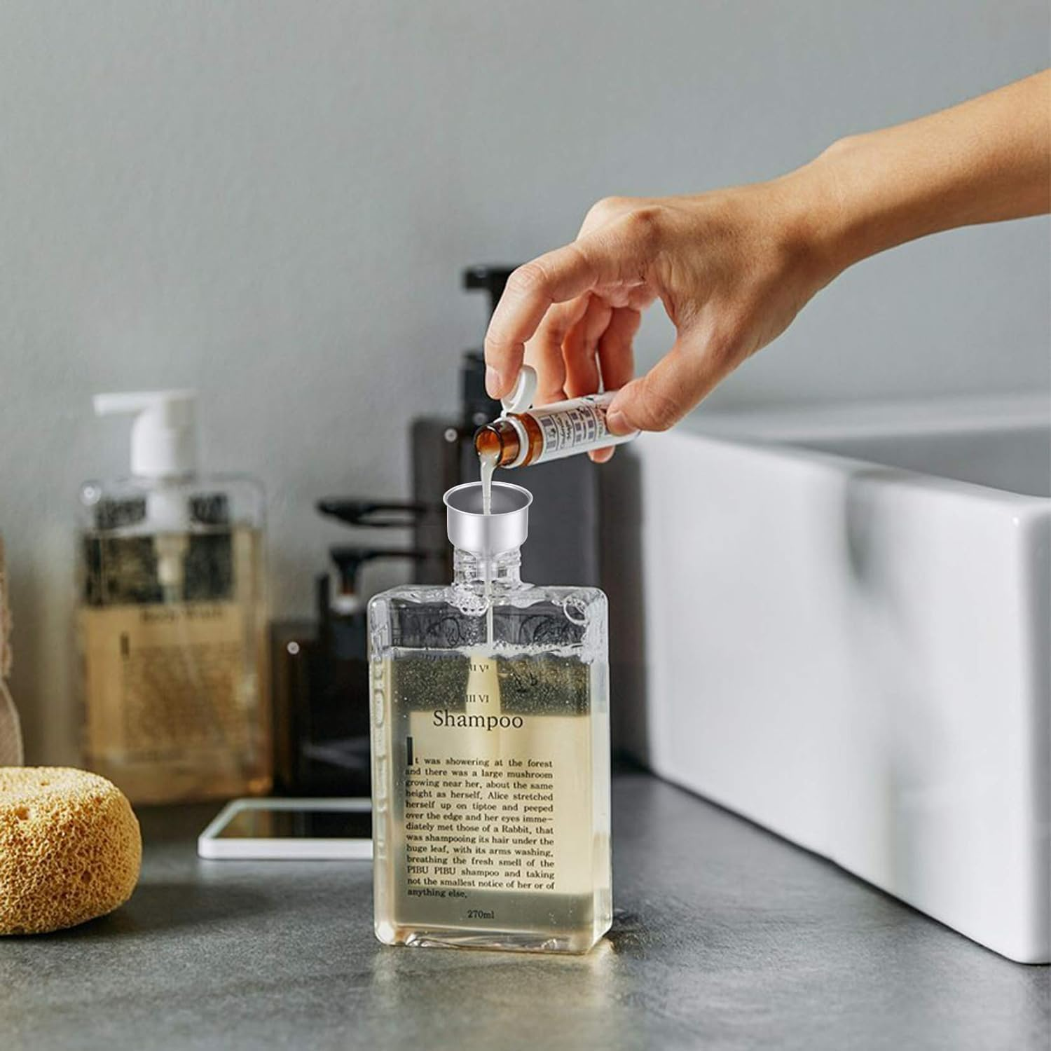 3 Pcs Canning Funnels for Wide and Regular Jars, Stainless Steel Wide Mouth Funnels, Metal Funnel Set for Kitchen Use, Transferring Liquid Power Mason Jam Grains, with Jar Tongs Lifter - Kit 1 image number 3