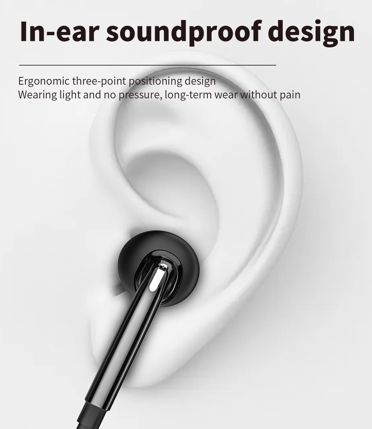 Zoyuzan 3.5 Mm Jack Ear Headphones (Pack of 2) - 1.2 M Cable with Microphone - Unisex - Schwarz - Wired - In-Ear - Headphones