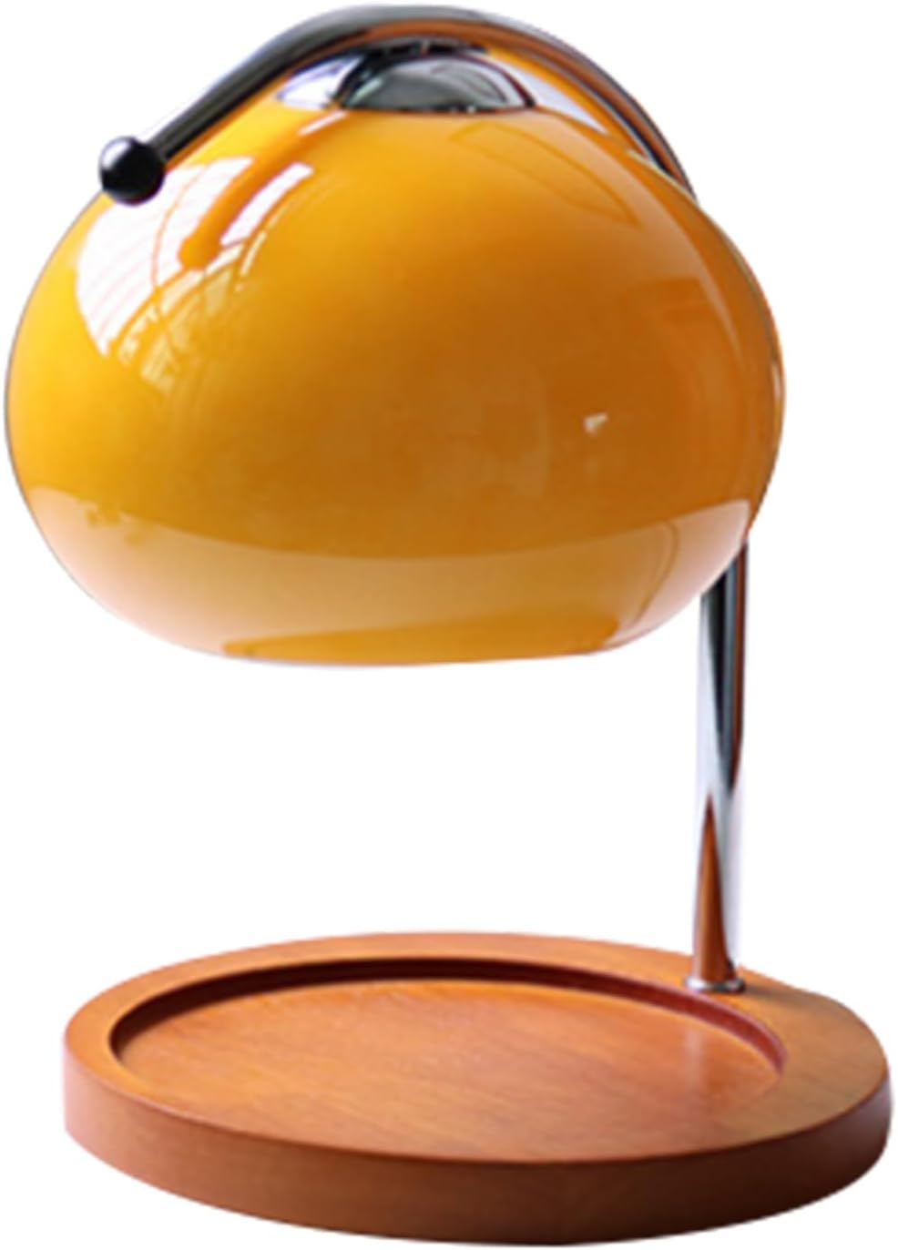 Retro Glass Candle Warmer Lamp Dimmable Aromatherapy Candle Lamp Bedside Table Lamps Study Office Home Decor Wax Warmer Lamps (Orange)