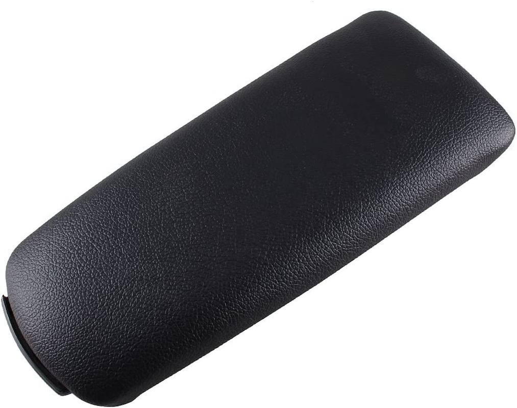 Dkvaess Car Leather Armrest Center Console Armrest Cover Lid Compitable with Audi A4 B6 B7 2002-2007 Black image number 2