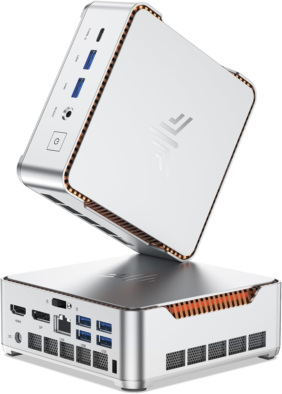 KAMRUI Hyper H2 Mini PC Intel Core I5-14450Hx Mini Computer(10C/16T, up to 4.8Ghz) 16GB DDR4 512GB Pcie 4.0 SSD Mini Gaming PC Windows 11 Pro/Rj45 Lan/Hdmi+Dp+Usb-C/Triple 4K Display/Wifi6/Bt5.2/Vesa image number 1