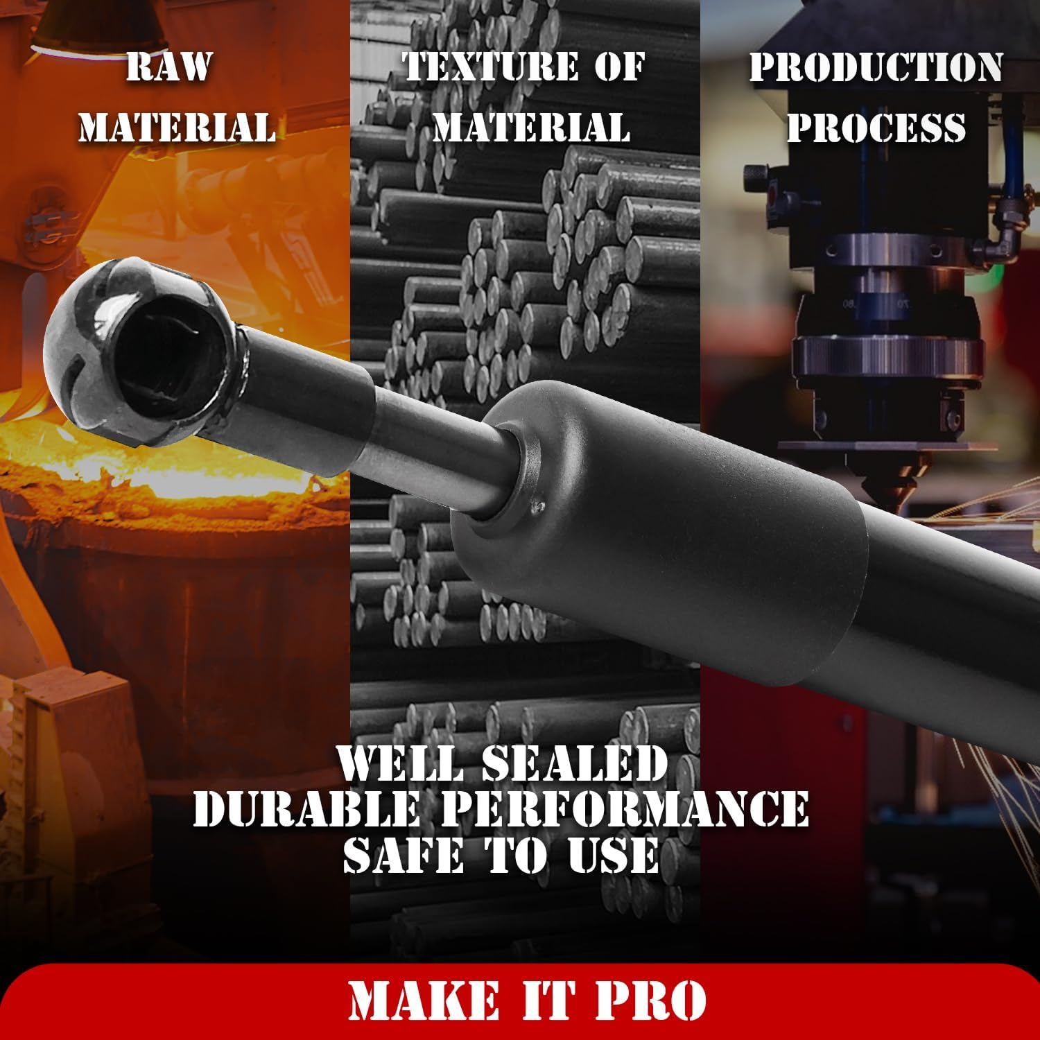 Kitspro Truck Tailgate Assist Accessories for Ford F-250 F-350 Super Duty from 1999 to 2016, Original Rod, Pack of 1 image number 2