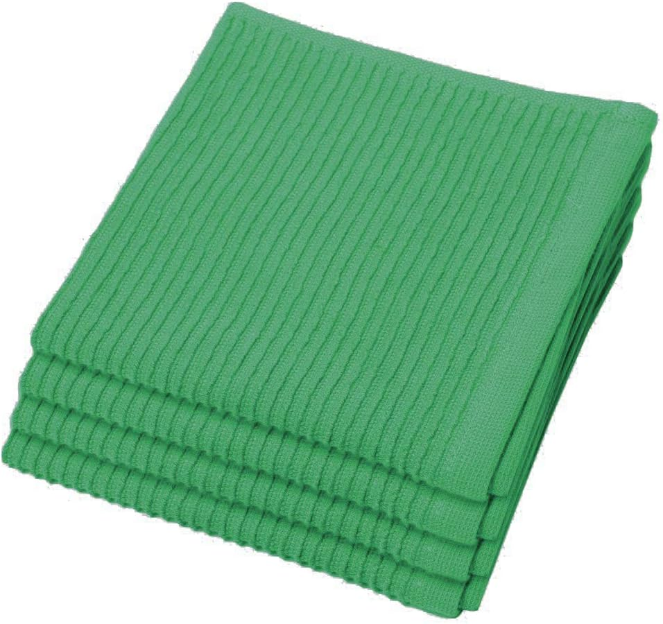 Now Designs Ripple Kitchen Dishcloth, Set of 4, Black