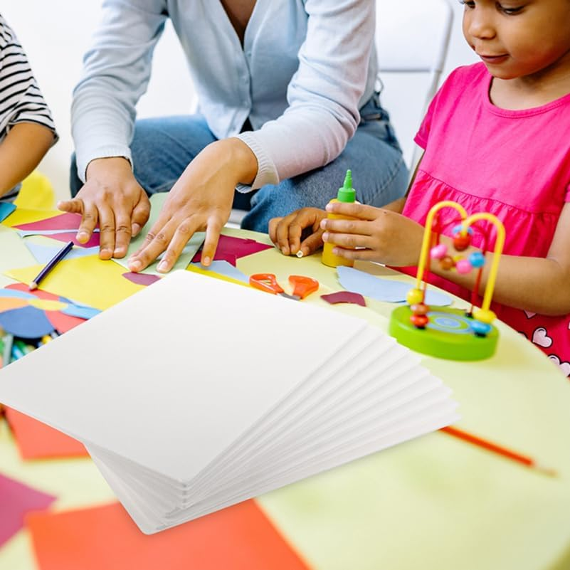 PLAFOPE 10Pcs DIY Eva Foams Boards - A4 Large Blank Thicken Foams Sheet Core Board Decorate Poster Crafts DIY Exhibition for Projects Model Craft Display