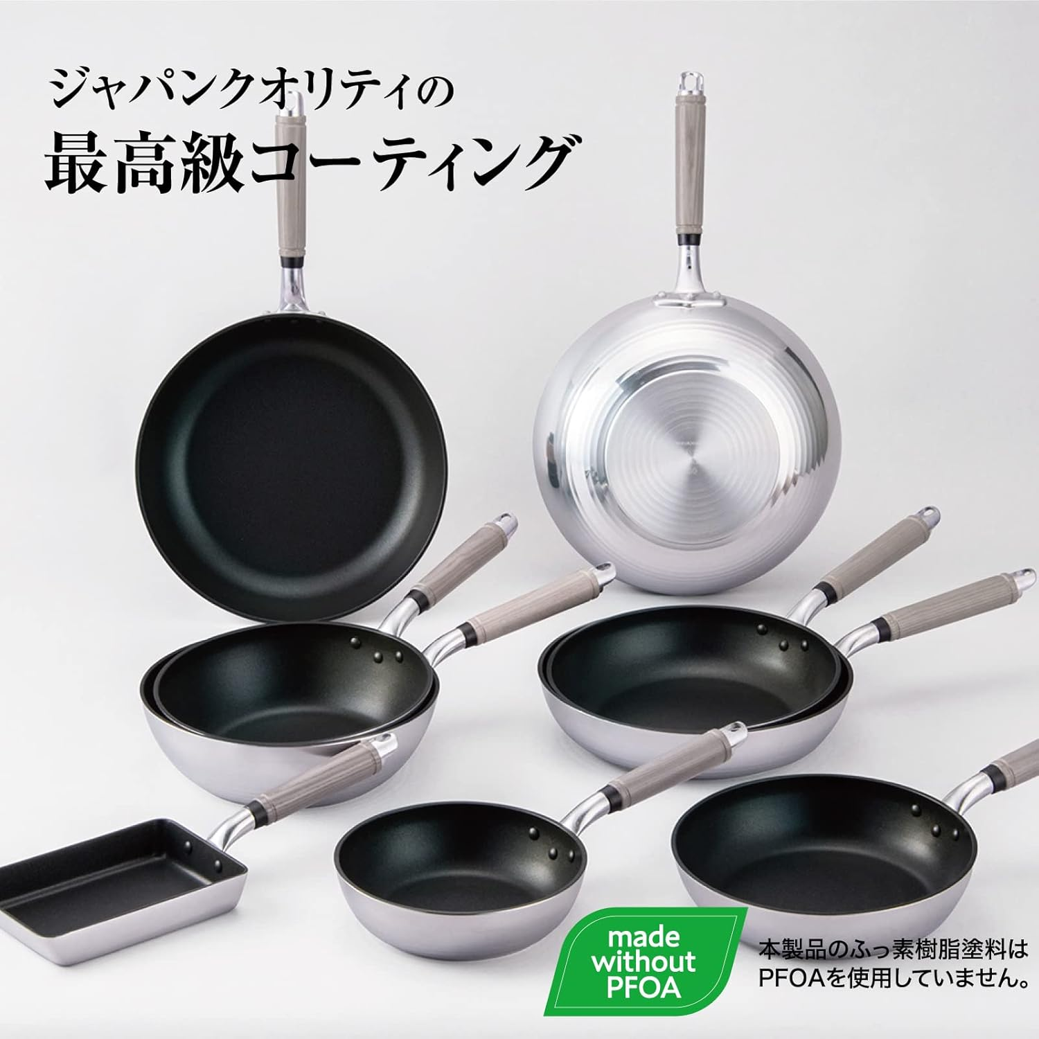 Hokuriku Alumi Fan A-2815 Lightweight Frying Pan, 11.8 Inches (30 Cm), for Gas Fire, Made in Japan image number 3