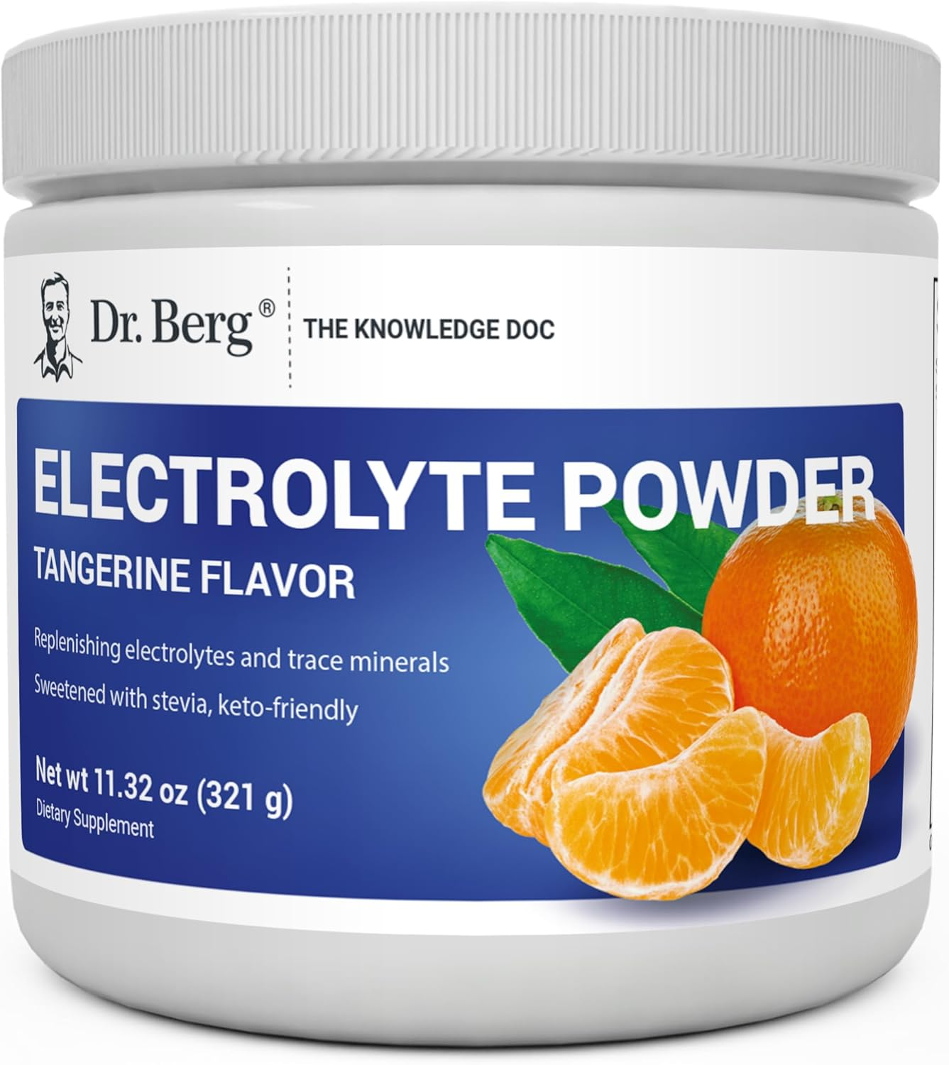DR. BERG NUTRITIONALS Original Keto Electrolytes Powder (50 Servings) - Zero Artificial Ingredients - Sugar Free Electrolyte Powder - No Maltodextrin - Hydration Powder - Tangerine 1 image number 5
