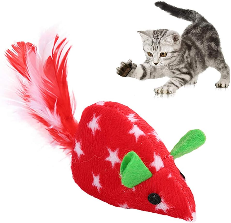 Funny Cat Toy Fishing Rod Kitten Cat Pet Toy Stick Teaser Rainbow Streamer Interactive Cat Play Wand with Feather Toys for Cats|Cat Toys|