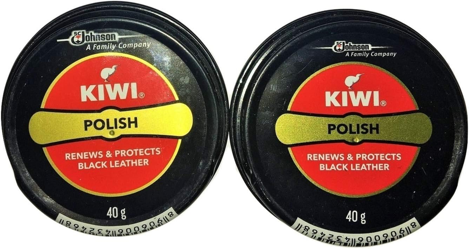 KIWI by Be the Bestest Shoe Polish Paste (Pack of 2) (Black), Black image number 2