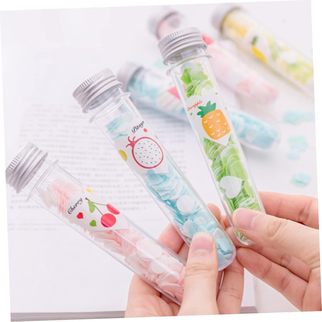 Sosoport 12Pcs Portable Soap Sheets for Travel Disposable Soap Flakes Paper for Outdoor Hand Washing image number 4