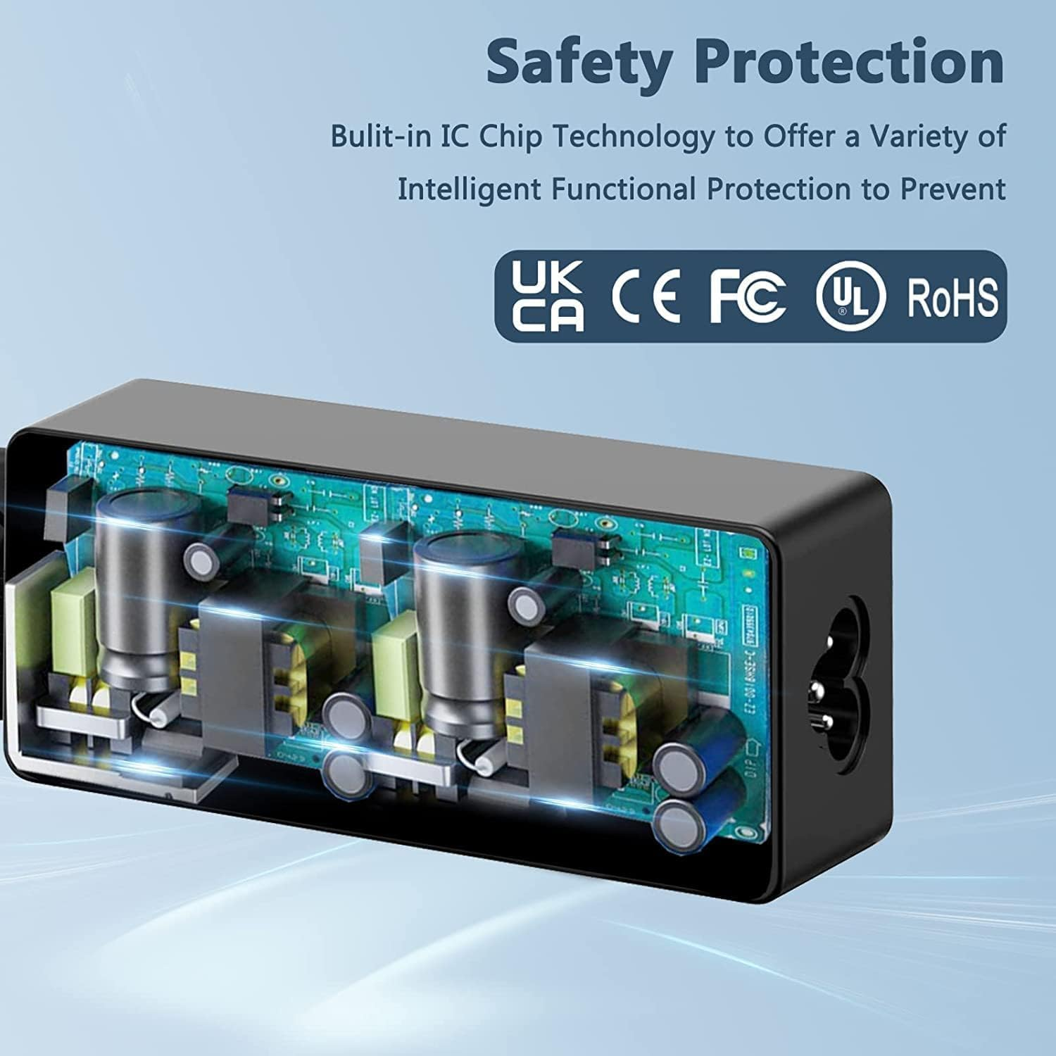 90W Universal Laptop Charger AU Compatible with HP Lenovo Dell Acer Asus IBM Toshiba Samsung Sony Fujitsu Gateway Notebook Ultrabook Chromebook Power Supply Cord with 16 Tips image number 1