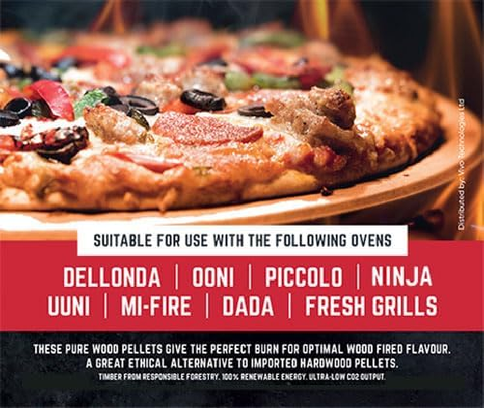 High Heat Output 5Kg Premium Pizza Oven Wood Pellets for Dallonda Nero Fresh Grills Uuni Ninja Woodfire and More | Resealable Bag | Wood Fired Pizza Oven | Kamado | Smokers image number 6