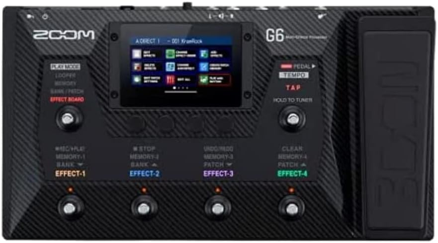 Zoom G6 Multi-Effects Processor for Guitarists image number 1