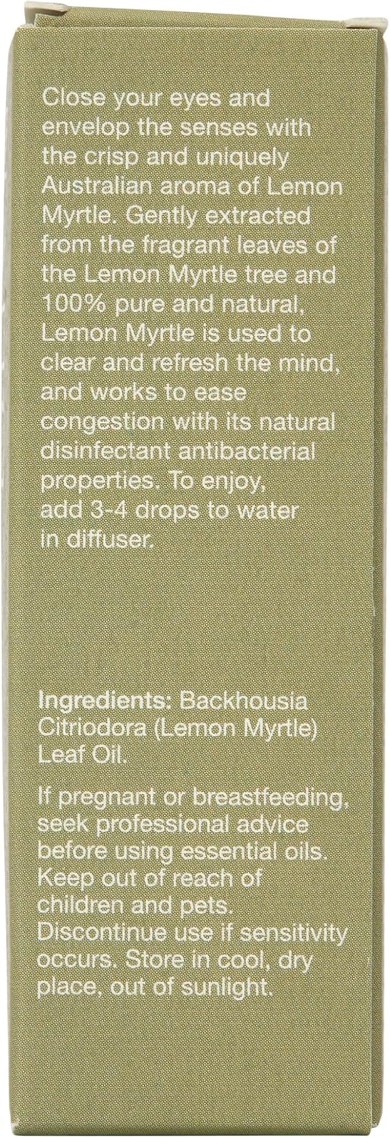 Natio Lemon Myrtle Essential Oil - 10Ml, 100% Pure & Natural, Vegan Friendly, Made in Australia image number 3