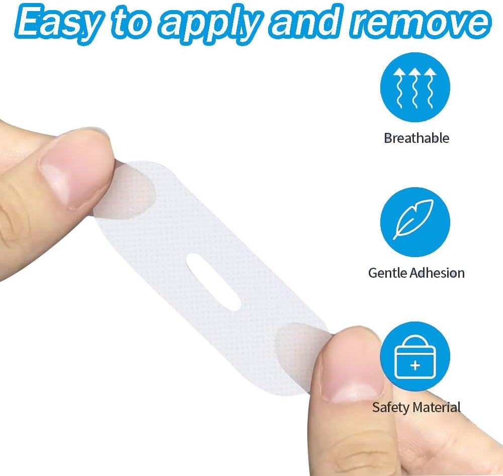 120Pcs Mouth Tape Sleep Strips, Adults and Children Sleep with Closed Mouth Patches, Open Mouth Breathing Correction Patches, Open Mouth Breathing Correction Patches, Snoring Reduction image number 3