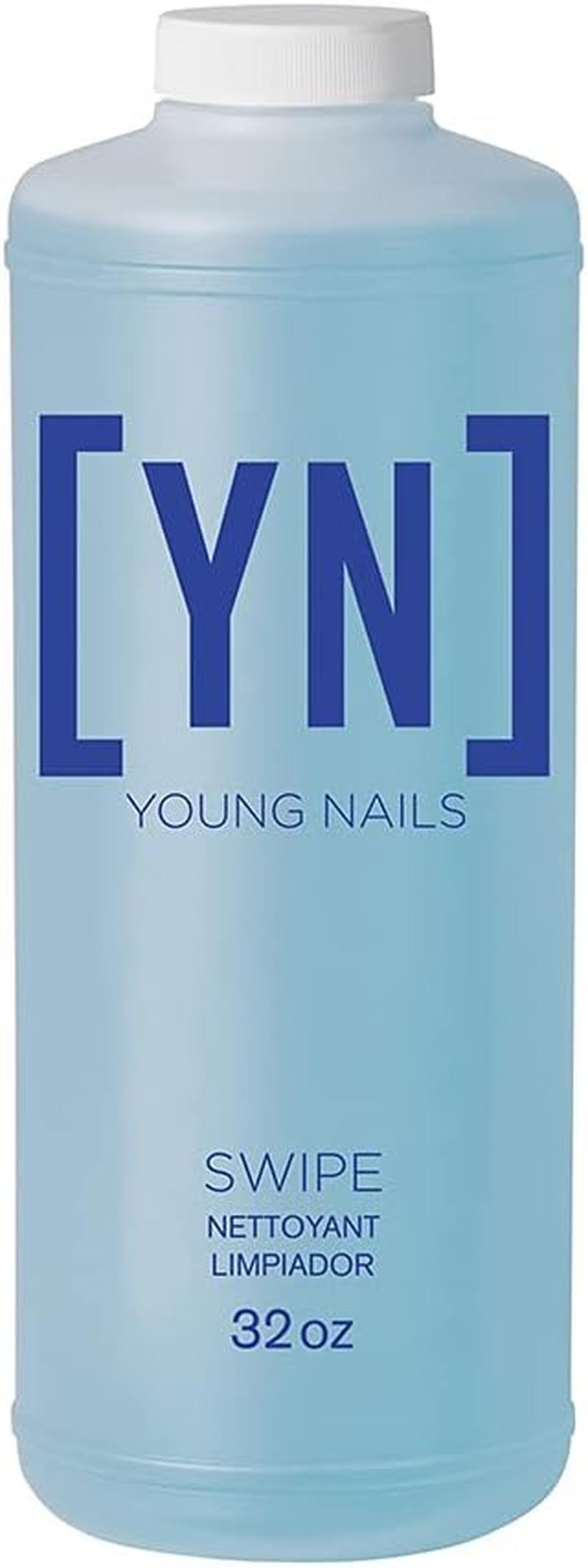 Young Nails Nail Swipe- Nail Dehydrator, Primer for Gel & Acrylic, Nail Prep Cleansing, Oil/Dust Remover for Gel Nail Polish, Acrylic Powder, 32 Fl Oz