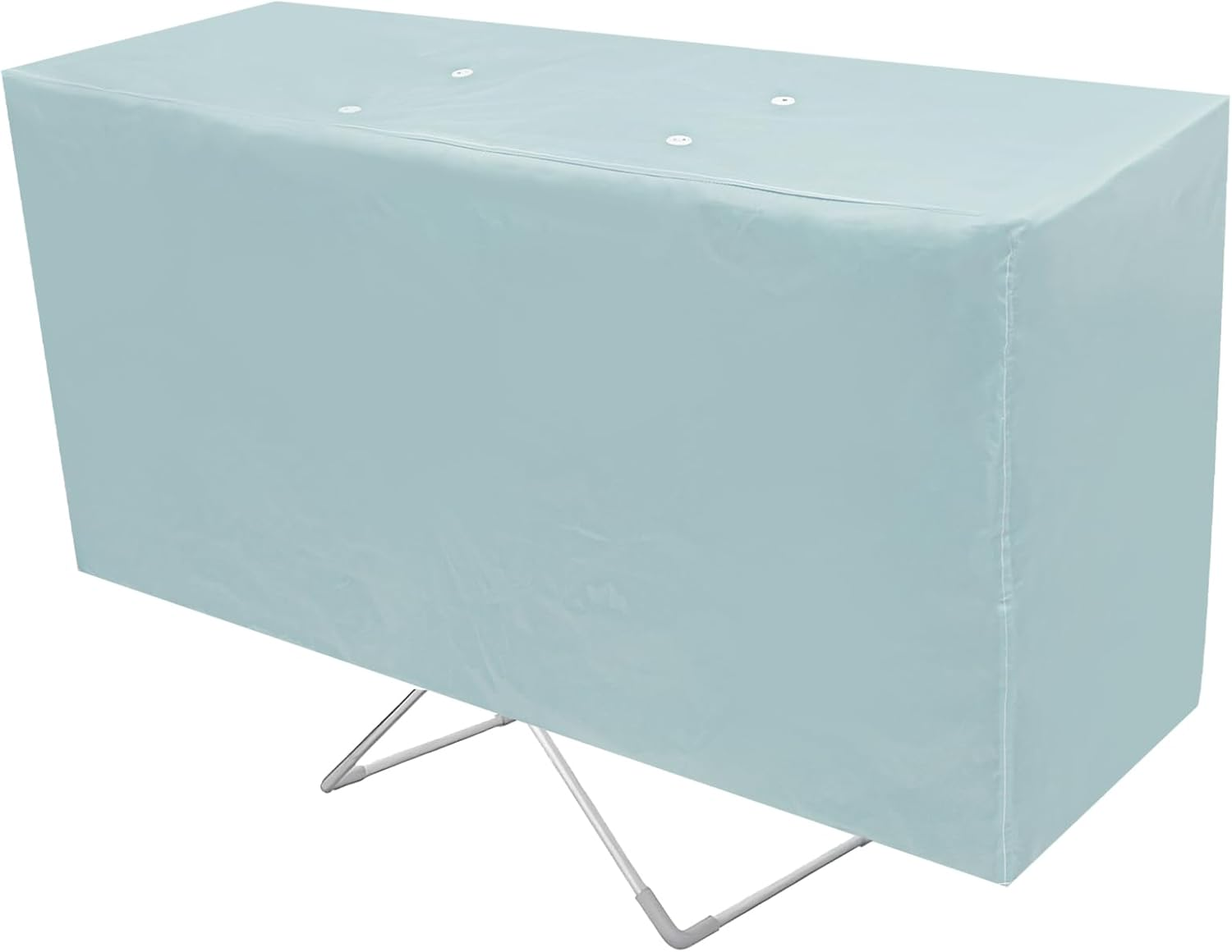 NIPUAEGO Heated Clothes Airer Drying Cover, Electric Heated Folding Clothes Dryer Airer Cover for Saving Drying Time and Energy Consumption 1460X530X740Mm (Grey)