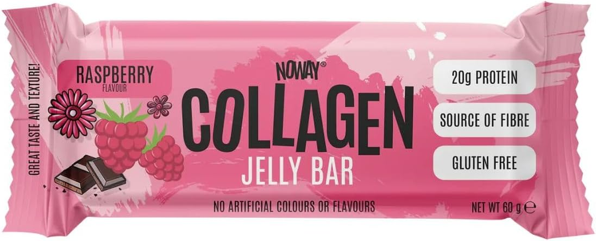 ATP Science Noway Collagen Jelly Bar Raspberry Box of 12 X 60G image number 1