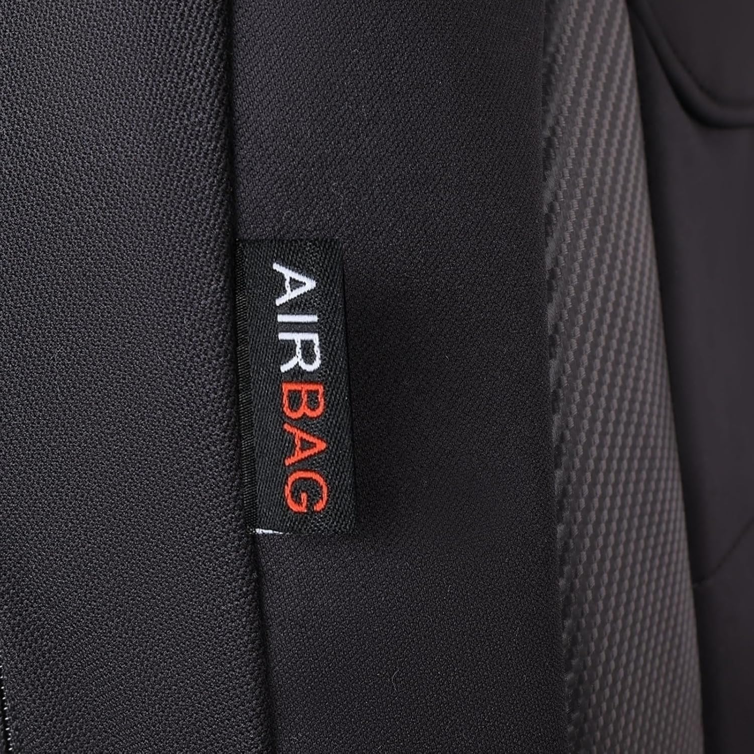 Flying Banner Aquashield Front Car Seat Covers Set Waterproof Water Resistant Arm Rest Shoulder Seatbelt Compatible Truck Protectors Universal Non Slip (Black Neoprene, Front Pair) image number 2