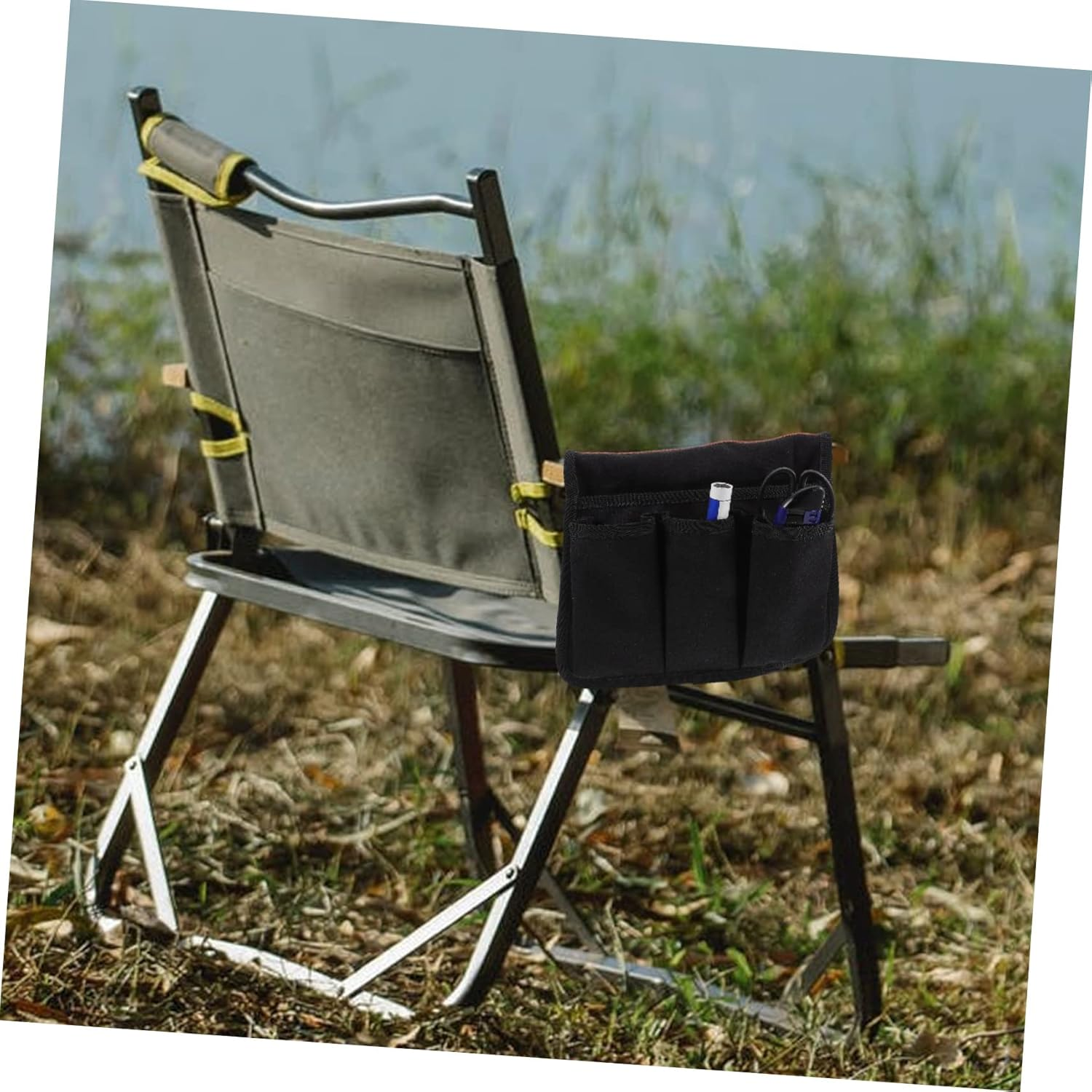 Ciieeo Portable Camping Armchair Bag Multi-Function Armrest Pouch for Outdoor Chairs Cloth Storage Accessory for Camping Picnics and Travel image number 6