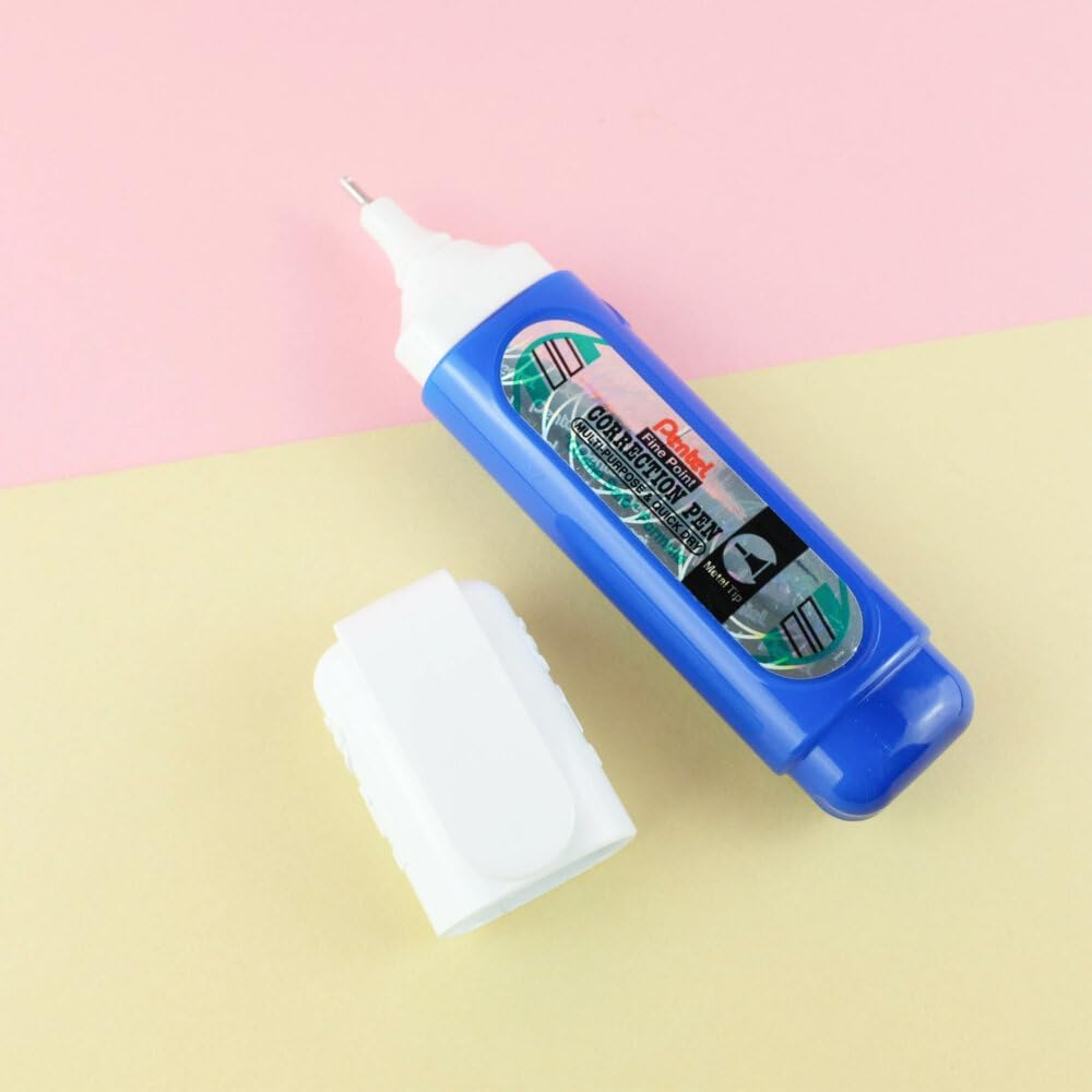 Pentel Micro Correct Fine Precision Tip Fluid Correction Pen, 12 Ml image number 3