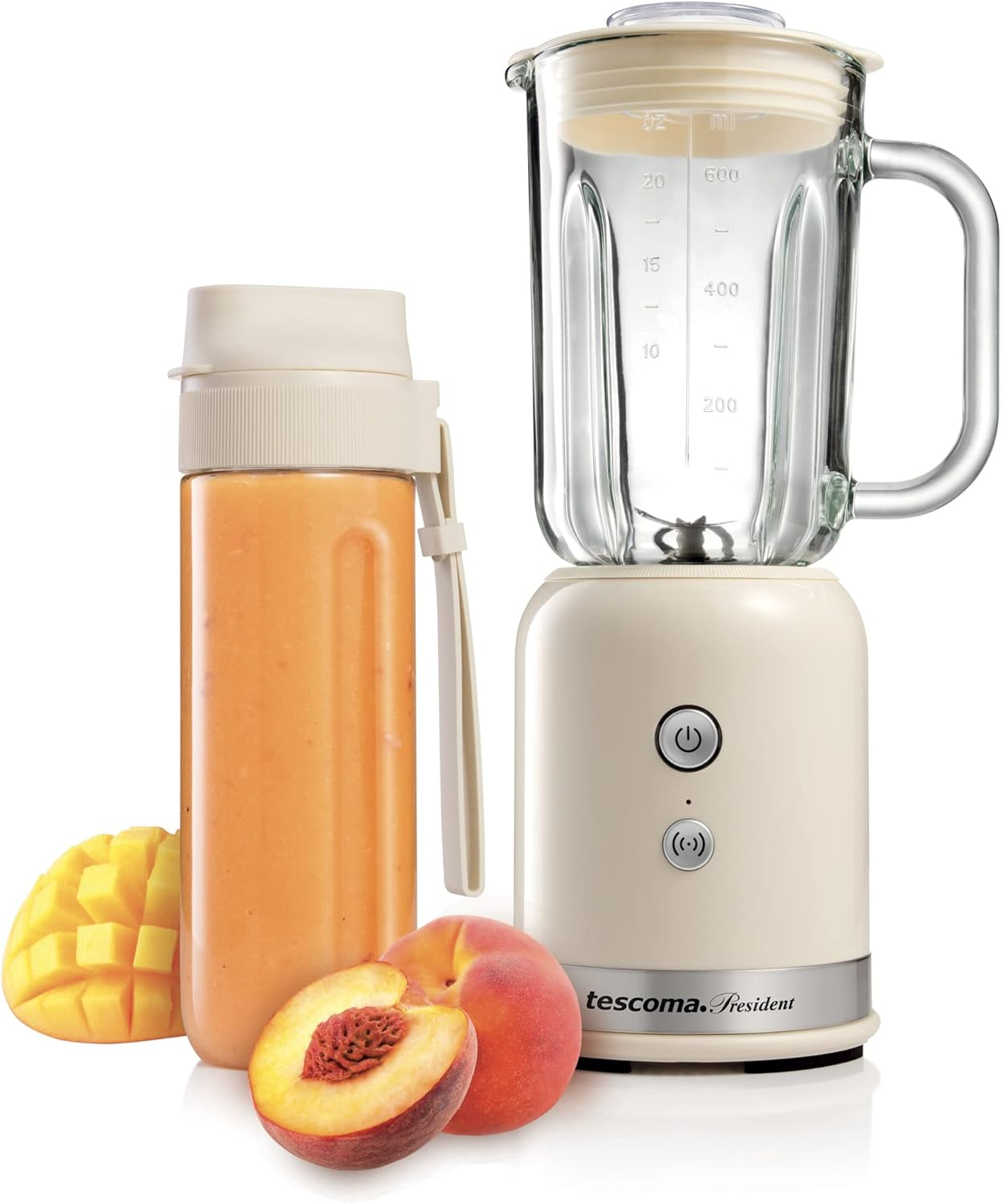 Tescoma PRESIDENT Smoothie Blender, 0.6 L, Cream