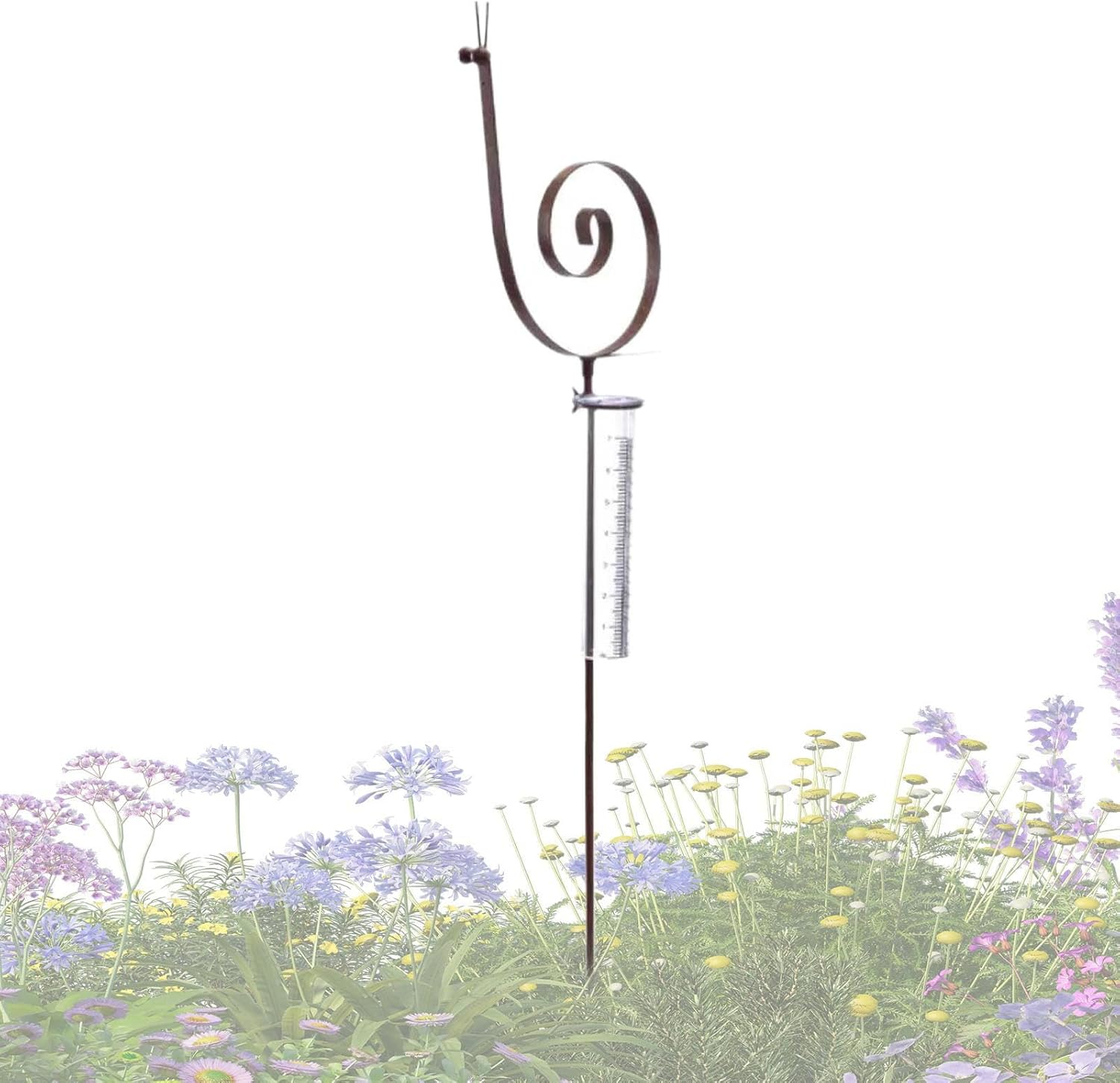 Garden Snail Raingauge - Weather Resistant Snail Gauge, Water Monitoring Tool, Decorative Outdoor Raincollector with Clear Measurement Tube | Yard Water Monitoring Tool for Garden, Patio, Lawn image number 3