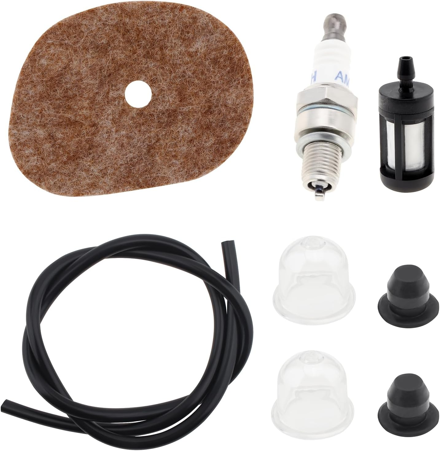 Windance Air Filter Element Cleancer with Oil Filter Spark Plug Tune up Kit Replacement Fit for Stihl Trimmer KM56 FS56RC FC70 FS40 FS50 FS70RC image number 5