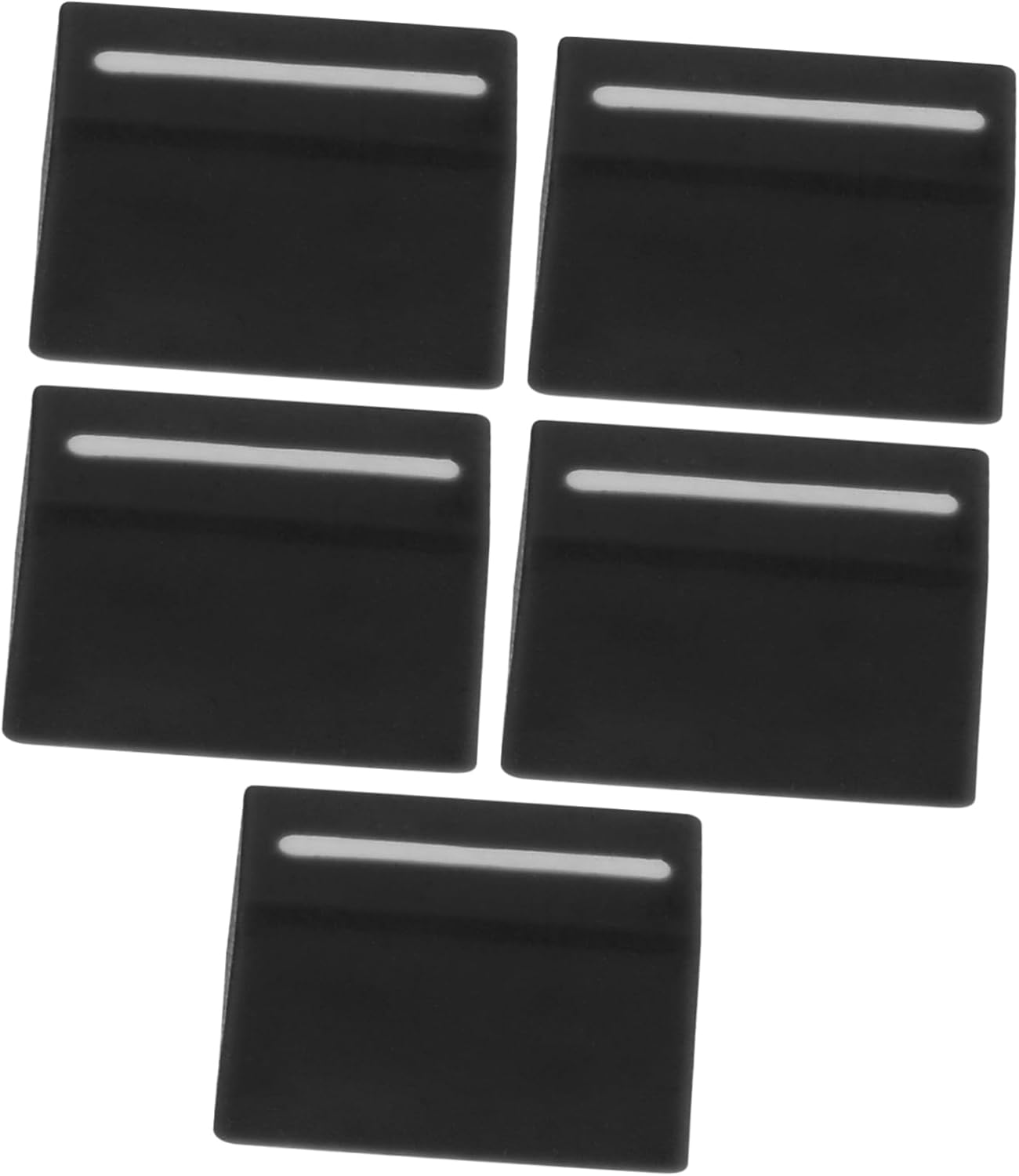 GLSTOY 5Pcs Replacement Fader Slide Knobs for Sound Console Flat Push Knobs Shafts DIY Kit for Mixers