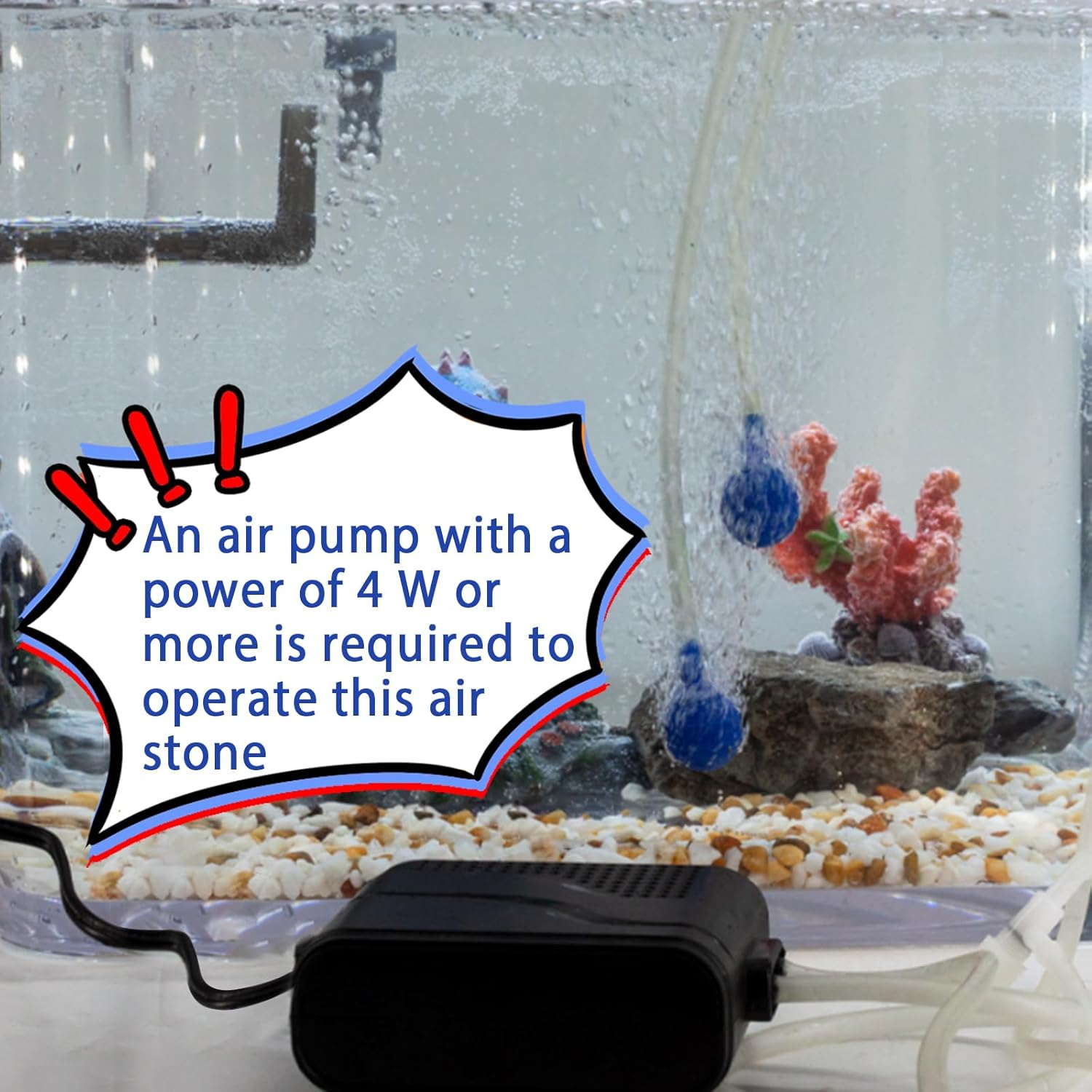 4 Pieces Air Stone Bar Bubble Diffuser Set 2 Inch Ball-Shape Fish Tank Air Bubble Air Stone Bar Hydroponics Oxygen Diffuser, for Aquarium Fish Tanks Ponds image number 3