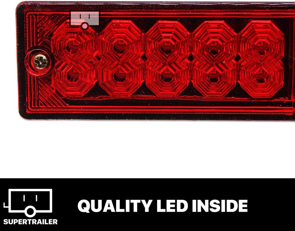Supertrailer 2X Trailer Lights 20 LED STOP TAIL INDICATOR TRUCK CAMPER LIGHT UTE 4WD 10-30V Forklift image number 5