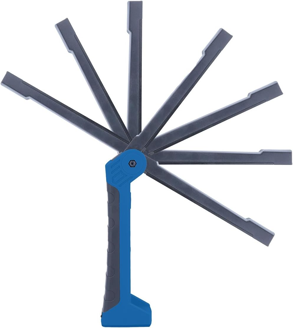 As - Schwabe 42827 LED Battery Hand Lamp 4 W 400 Lumen - 6500 K Daylight - Swivelling 225&deg; - Spot Light & Work Light - USB-C Charging Function - Magnetic Base & Hook - Robust Workshop Lamp - IP20