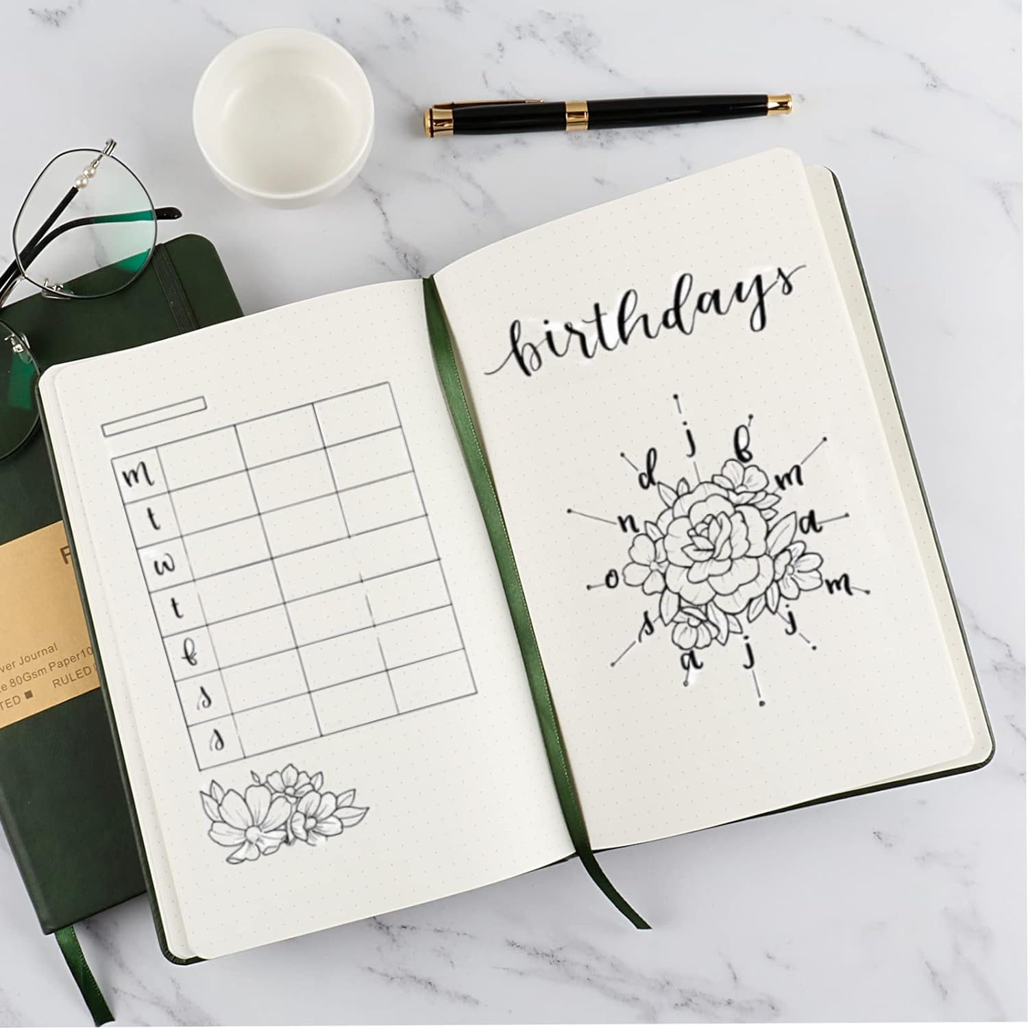 Journal Notebook (A5-Lined, Dark Green),192 Pages, Medium 5.7X8.3 Inches - 80 Gsm Thick Paper, Hardcover image number 2