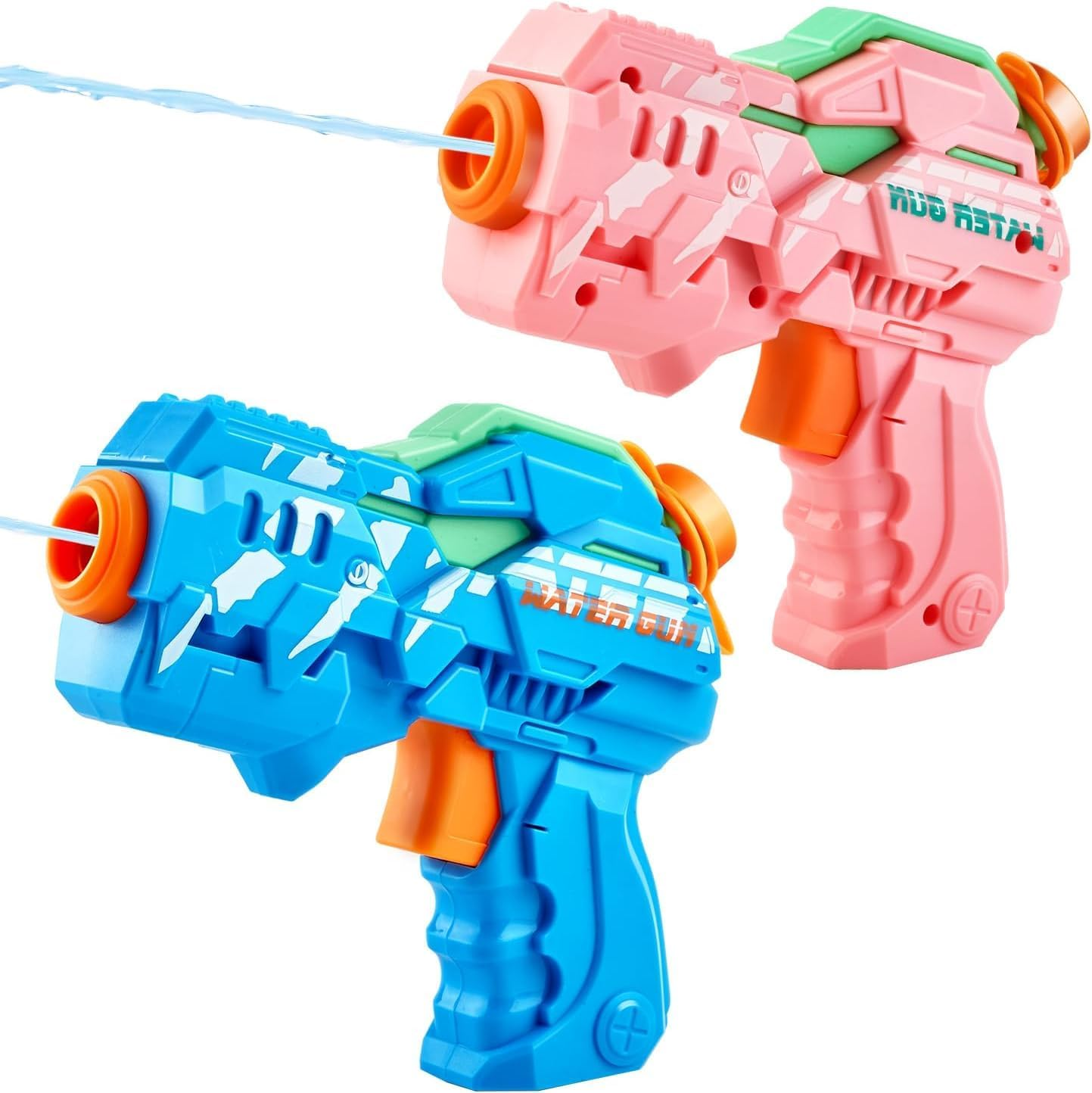Water Gun for Kids, 2 Pack Squirt Guns Cool Small Manual Water Soaker, Water Pistol for Summer Outdoor Swimming Pool Beach Yard, Ideal Gifts for Boys Girls Children 3 4 5 6 7 image number 3
