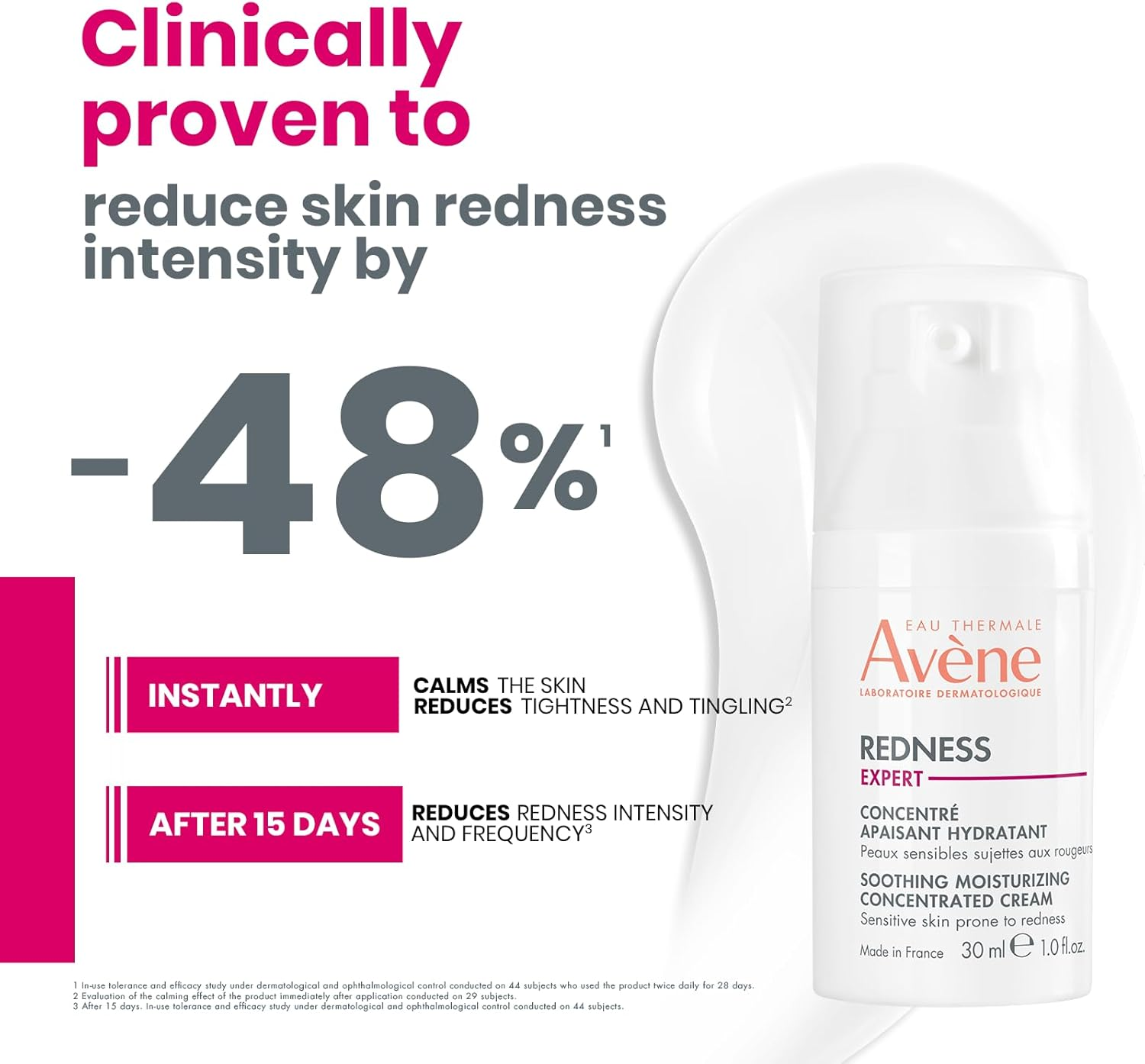 Eau Thermale Av&egrave;ne Redness Expert Soothing Moisturising Concentrated Cream 30ML image number 5