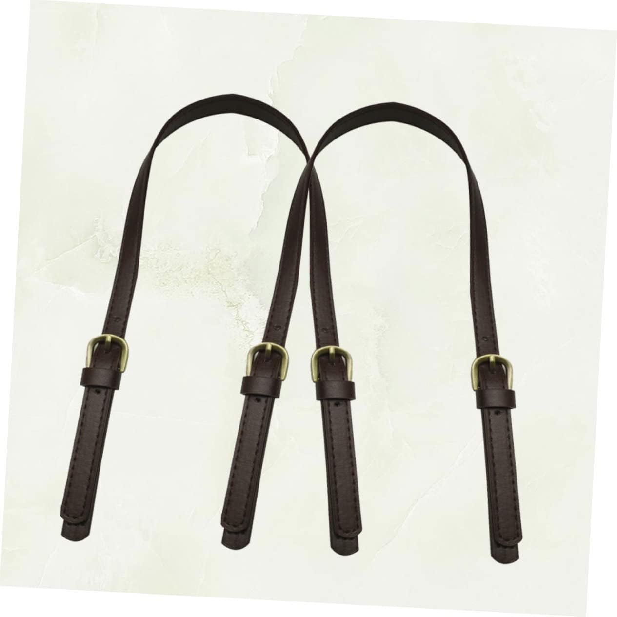 OHPHCALL 2Pcs Synthetic Leather Bag Strap Handbag Belt for Women Clutch Pouch Shoulder Bag Replacement Accessories image number 3