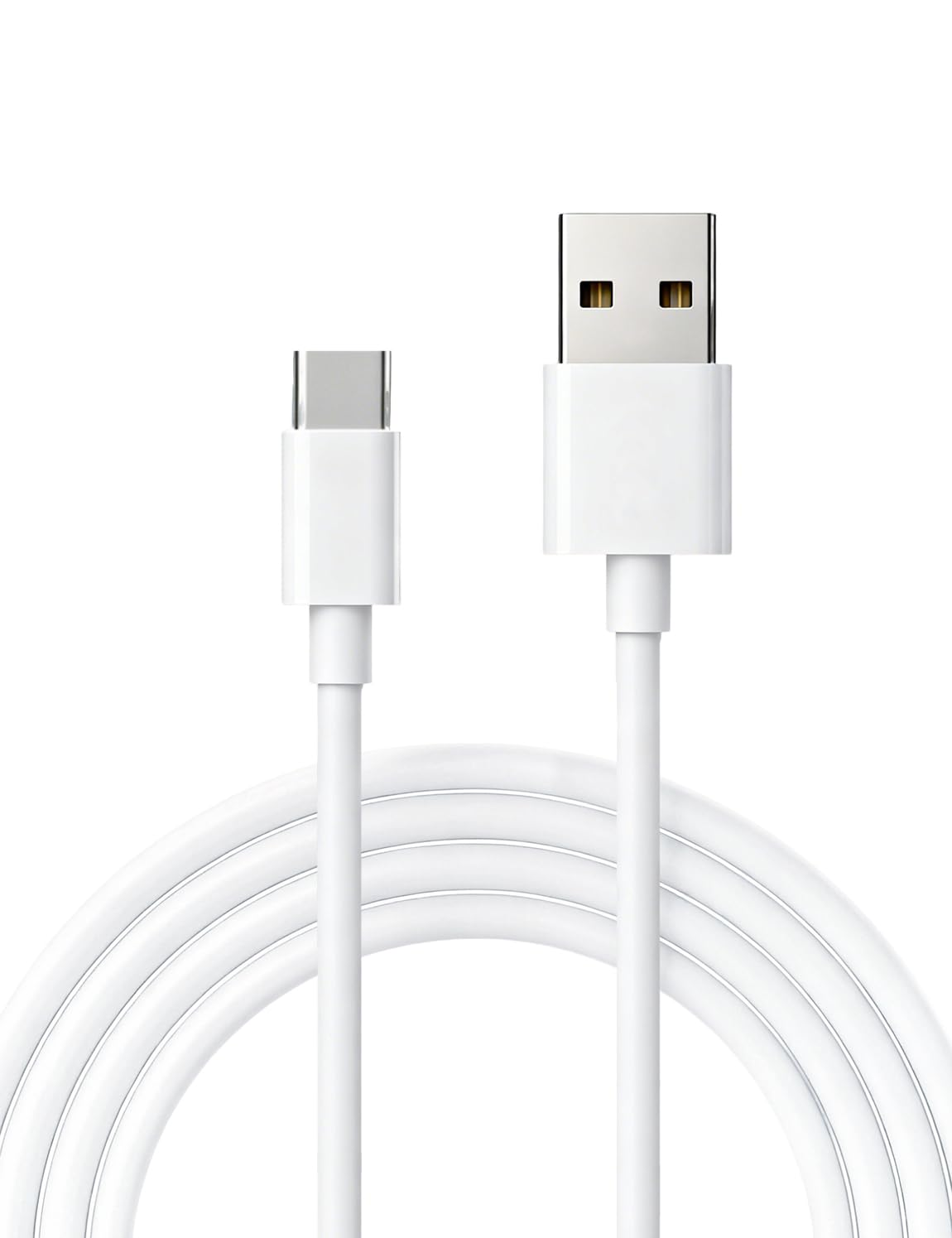 MAS CARNEY USB a to USB C Cable 3FT, Fast Charging Cable 2.4A, for Iphone 17/16/15, Samsung Galaxy A17 A16 A15 A26 A36 A56, S25 S24 S23 S22 S21 S20 S10 Note 20, Moto, Tablet, PS5, Switch - White image number 5