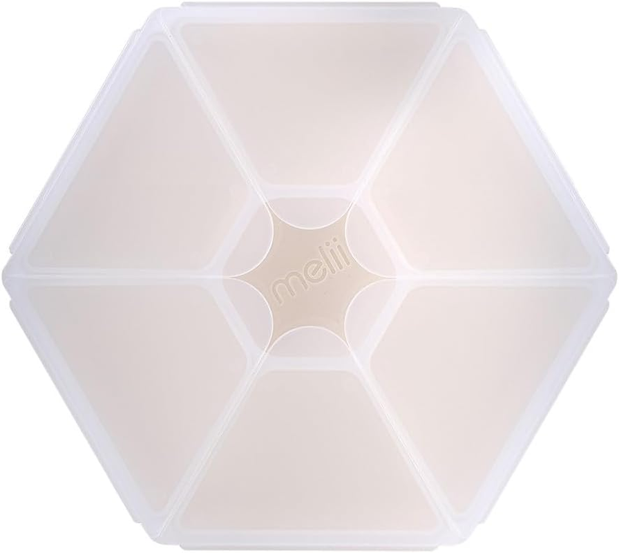 Melii Luxe Hexagon Snackle Box - Ivory image number 1