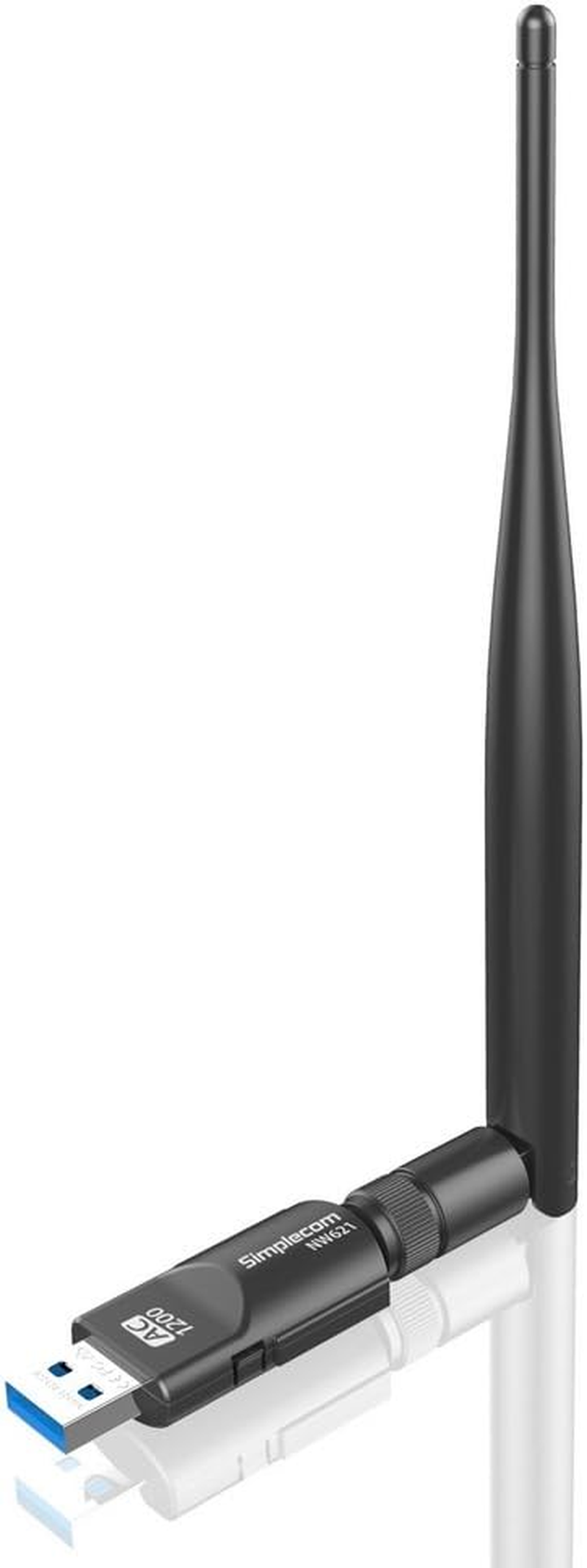 Simplecom NW621 AC1200 Wifi Dual Band USB Adapter with 5Dbi High Gain Antenna